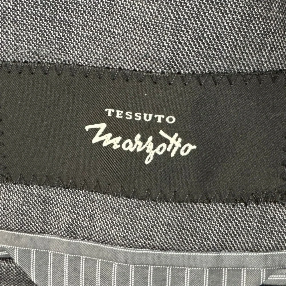 Banana Republic Wool Blazer Mens 42R Grey Tessuto Marzotto Slim Fit Sport Coat